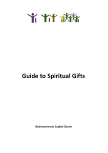 Guide to Spiritual Gifts: DOCX