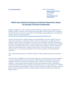 NACAC Issues Statement in Response to Education Department`s