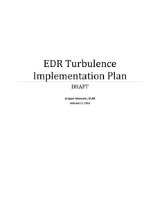 EDR Turbulence Implementation Plan