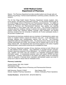 Pharmacy_2012 - Division of Medical Education, School of