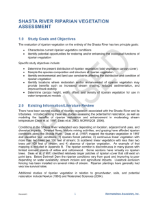 Riparian Vegetation Assessment