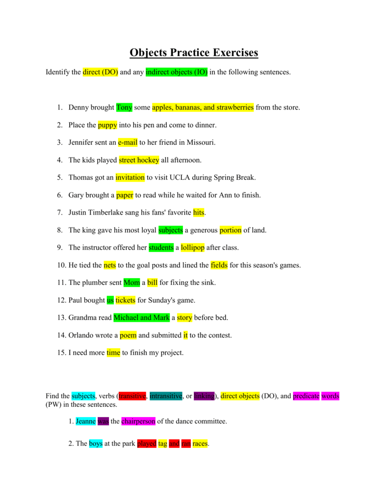 objects-practice-exercises