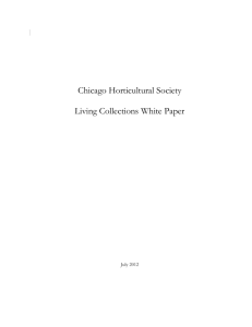 Living Collections White Paper - Strategic Plan