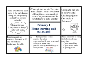 Homelearning term 2 2015