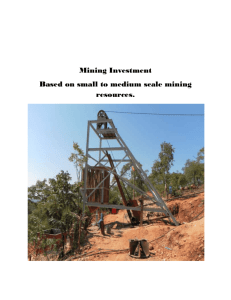 Mining Investment Based on small to medium