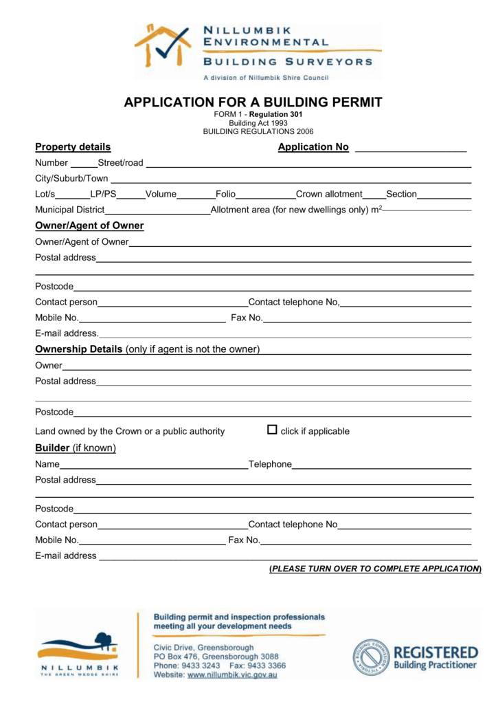 Unified Application Form For Business Permit