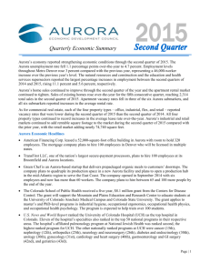 Second Quarter 2015 Quarterly Economic Summary