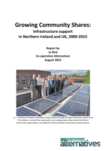 Growing Community Shares – Infrastructure support in NI and UK