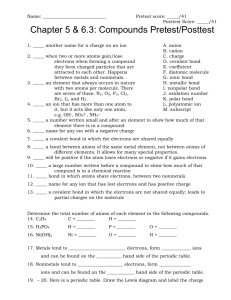 oxidation	bonds