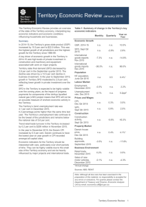 Territory Economic Review January 2016