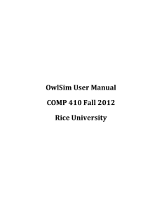 F12 OwlSim User Manual