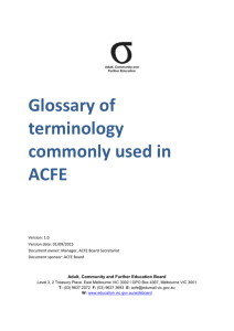 Glossary of terminology commonly used in ACFE (docx