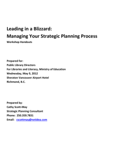 Leading in a Blizzard: Managing Your Strategic