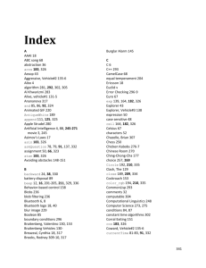 Index - Bryn Mawr Computer Science