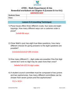 Remedial worksheet on Chapter 0 -- 0.4 to 0.6 - with