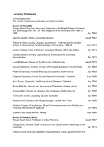Honorary Graduates - University of Strathclyde