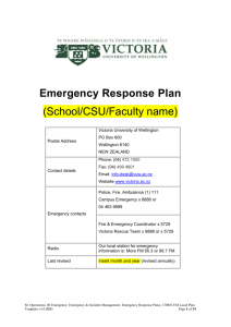 Emergency Management Local Plan Template