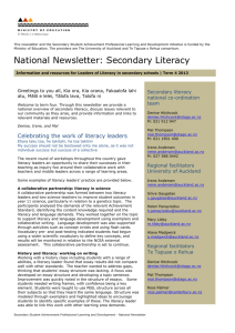 Literacy T4 - NZ Curriculum Online