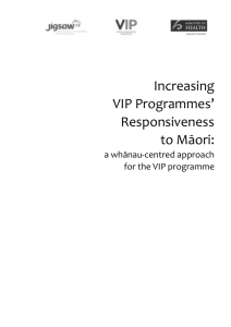 Increasing VIP Programmes` Responsiveness to