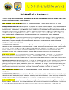 Basic Qualification Requirements