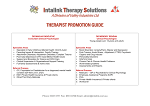 Intalink Therapy Solutions A Division of Valley Industries Ltd