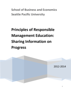 Sharing Information on Progress - Principles for Responsible