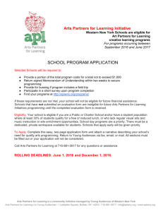 APL School application 2016-17