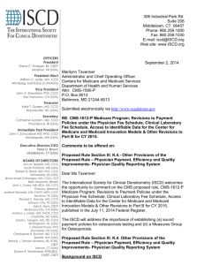 ISCDs Comments - International Society for Clinical Densitometry