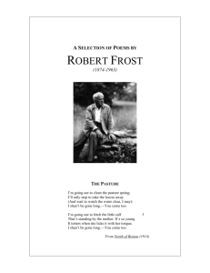 Frost Poems - Northshore School District