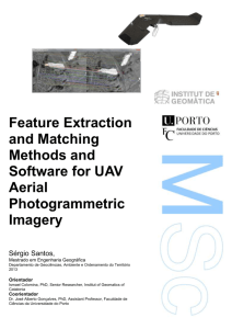 Feature Extraction and Matching Methods and Software for UAV