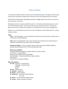 Diabetes Mellitus