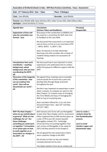 Association of IB World Schools in Italy – MYP Best Practice