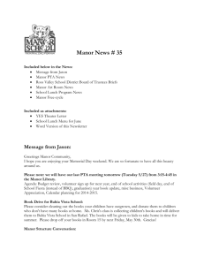 Manor News #35 - Ross Valley School District