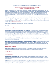 CGWH_Issue 9_Newsletter_May 2014