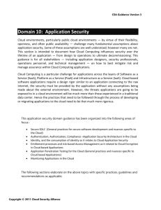 [Section Number] - Cloud Security Alliance