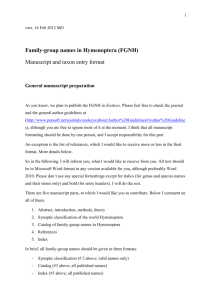 FGNH taxon entry format - download.naturkundemuseum