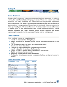 (RSD Biology 1) BiologyA