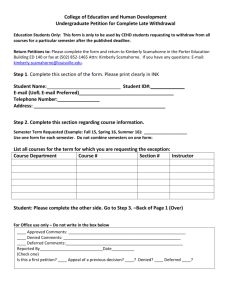 Complete Late Withdrawal Student Form [DOC]