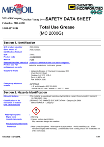 1-800-827-0116 Total Use Grease (MC 2000G)