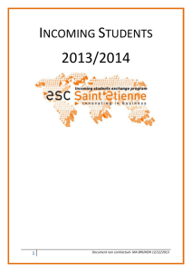 ESC SAINT ETIENNE - Nicholls State University