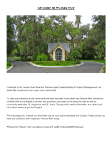 welcome to pelican reef - Pelican Reef Home Owners Association