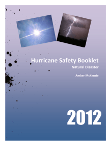 Hurricane Safety Booklet - amber