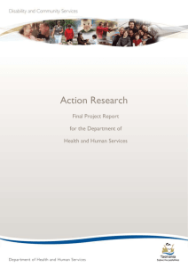 action research - final project report