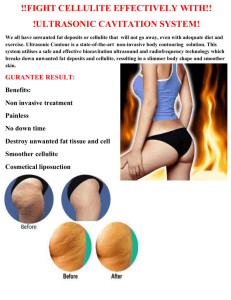 !!FIGHT CELLULITE EFFECTIVELY WITH!! !ULTRASONIC