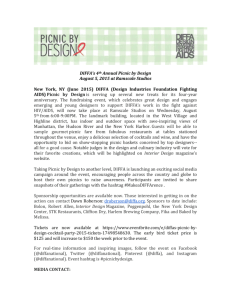 Picnic by Design New York 2015 Press Release