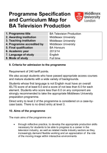 BA Television Production