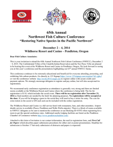 65th Annual Northwest Fish Culture Conference