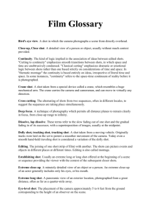 Film Glossary