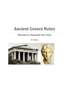 Ancient Greece Notes - Onondaga Central Schools