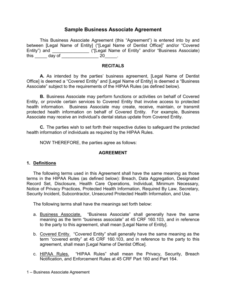 business-associate-agreement-hipaa-template-parahyena